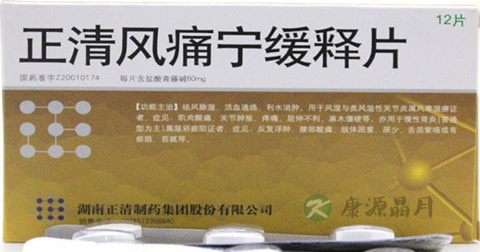 正清风痛宁缓释片说明书 正清风痛宁缓释片说明书