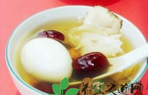 红枣鸡蛋茶
