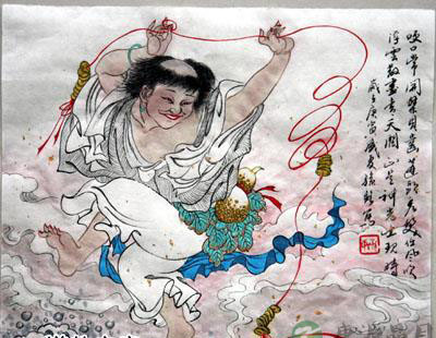 刘海戏金蟾的传说 刘海戏金蟾的传说