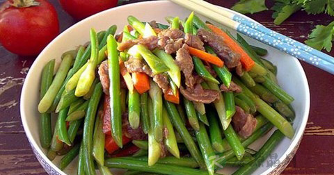 蒜苗炒牛肉的营养价值 蒜苗炒牛肉的营养价值